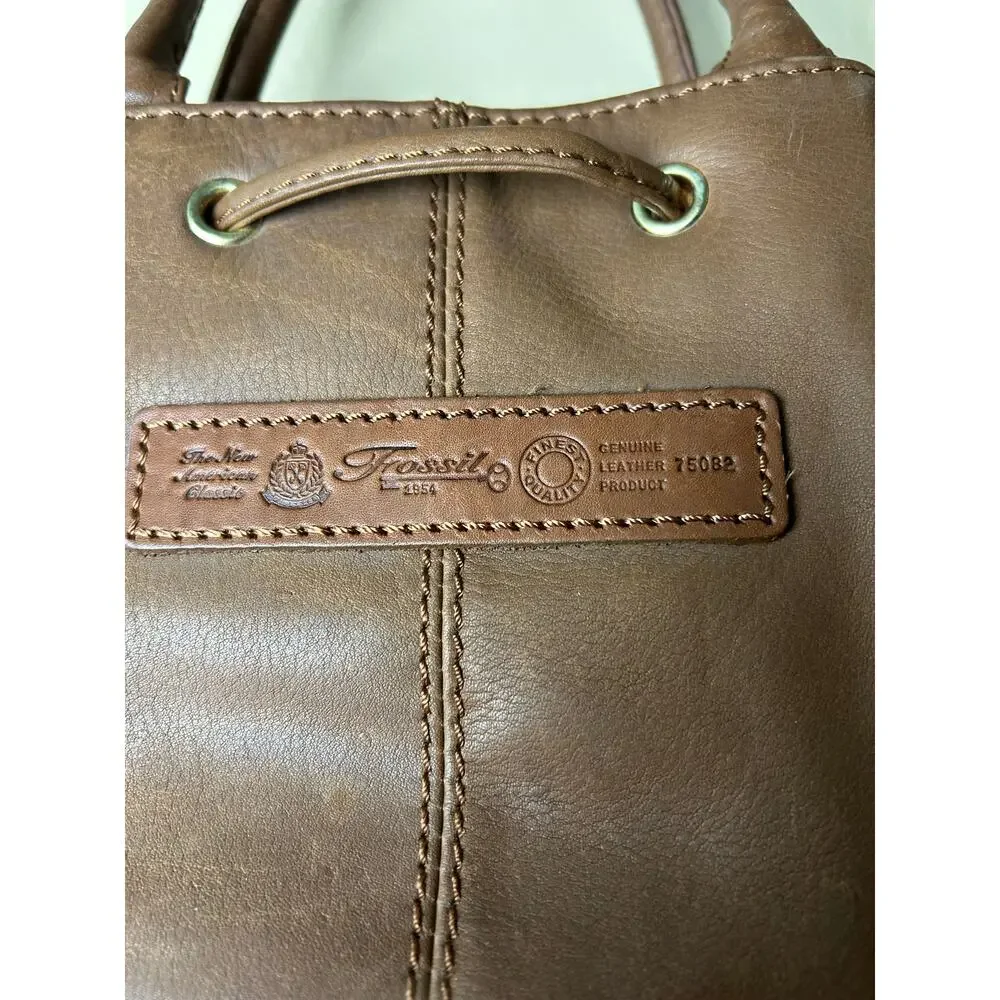 Vintage 2000 Y2K‎ Fossil Hand Bag Leather